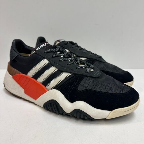 VERY GOOD adidas x Alexander Wang Turnout Trainer Core Black Streetwear 10.5 - Picture 1 of 12